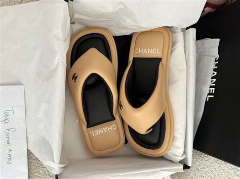 chanel fitflops|chanel flip flops.